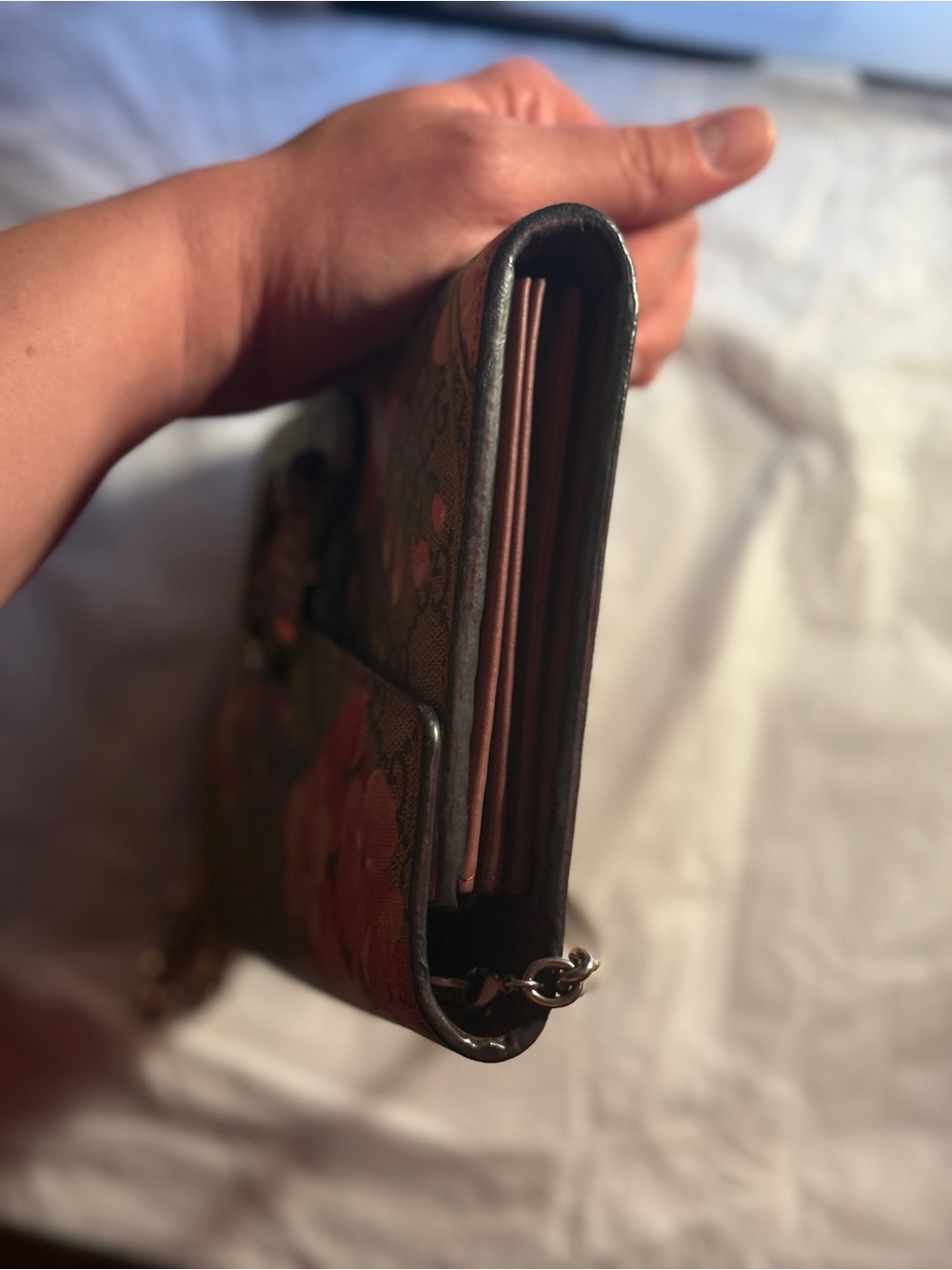 Like-New GUCCI Dionysus GG Blooms Wallet On Chain Bag - Picture 13 of 16